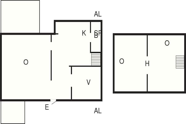 Foto van Charmant huisje aan het meer in Torsebo - Vakantiehuis in VIRSERUM - FloorPlan