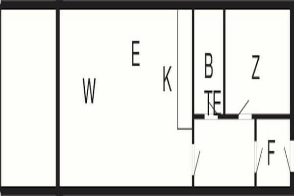 Foto van 4 persoons vakantie huis op een vakantie park in Glesborg - FloorPlan