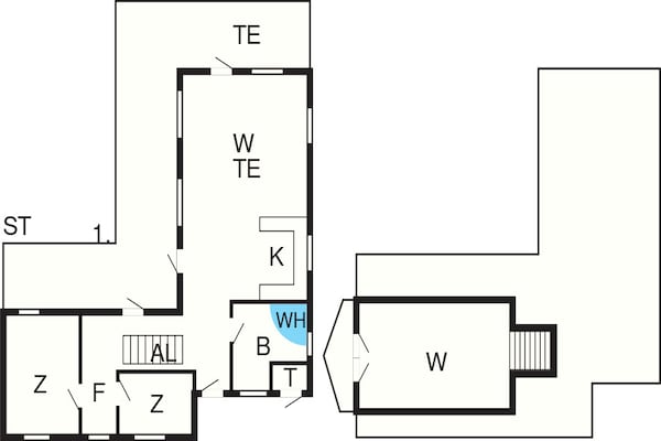Foto van Panoramisch fjordverblijf met spabad - Vakantiehuis in Øster Assels - FloorPlan