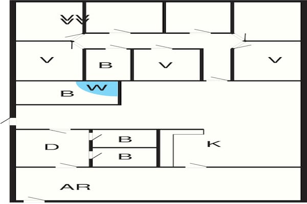 Foto van 5 sterren vakantie huis in Ansager - Vakantiehuis in Ansager - FloorPlan