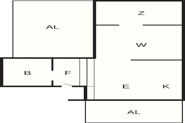 Foto van 4 Personen vakantie huis in FIGEHOLM - Vakantiehuis in FIGEHOLM - FloorPlan