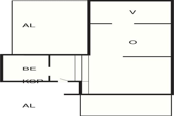 Foto van 4 Personen vakantie huis in FIGEHOLM - Vakantiehuis in FIGEHOLM - FloorPlan