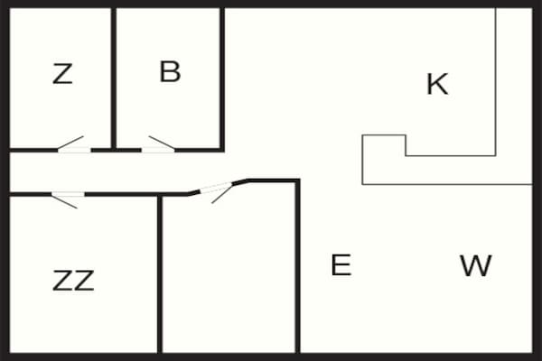 Foto van Charmante boerderij-retraite - Vakantiehuis in Frederikshavn - FloorPlan