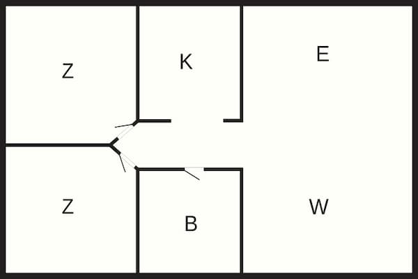Foto van Appartement in het centrum van Frederikshavn - Vakantiehuis in Frederikshavn - FloorPlan
