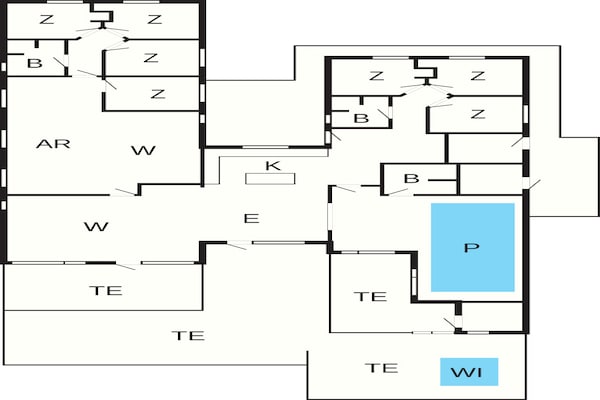Foto van 5 sterren vakantie huis in Sydals - Vakantiehuis in Sydals - FloorPlan
