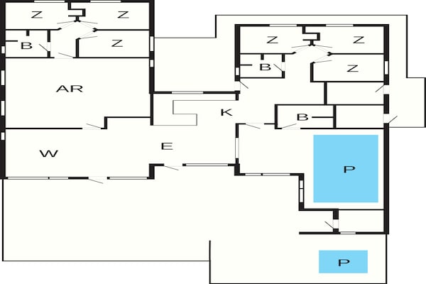 Foto van 5 sterren vakantie huis in Sydals - Vakantiehuis in Sydals - FloorPlan