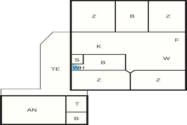 Foto van 4 sterren vakantie huis in Løkken - Vakantiehuis in Løkken - FloorPlan