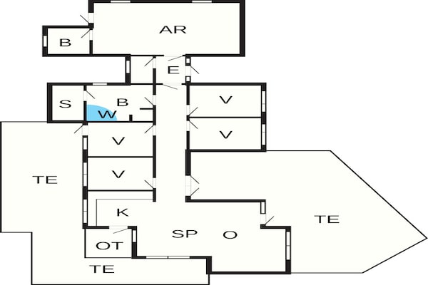 Foto van 5 sterren vakantie huis in Løkken - Vakantiehuis in Løkken - FloorPlan