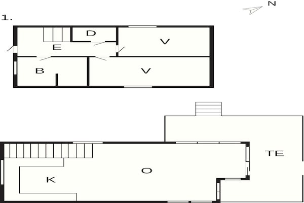 Foto van Privéparkeergelegenheid bij Vanggardsvej - Vakantiehuis in Otterup - FloorPlan