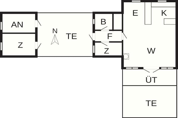 Foto van 6 persoons vakantie huis in Ansager-By Traum - Vakantiehuis in Ansager - FloorPlan