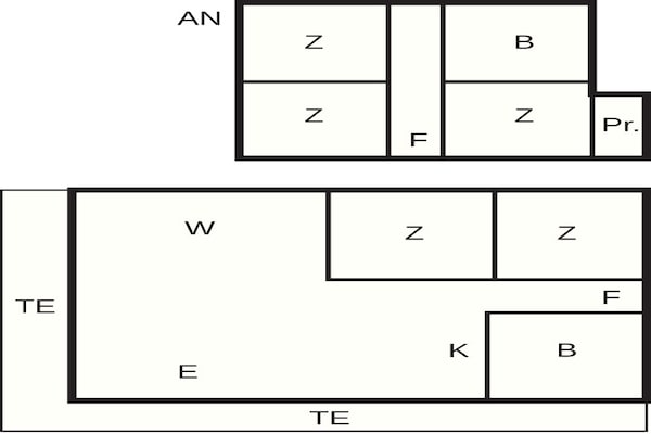 Foto van 4 sterren vakantie huis in Løkken - Vakantiehuis in Løkken - FloorPlan