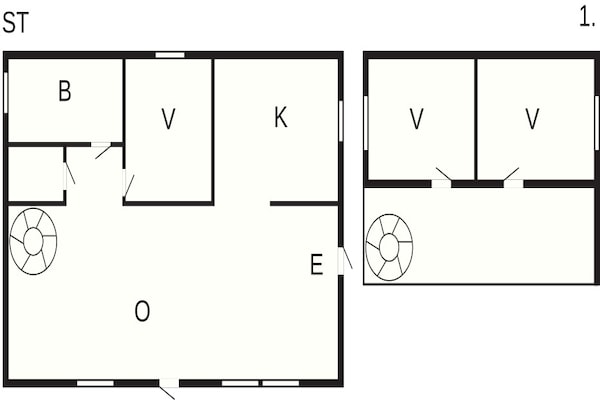 Foto van 4 sterren vakantie huis in Gotlands Tofta - Vakantiehuis in Gotlands Tofta - FloorPlan