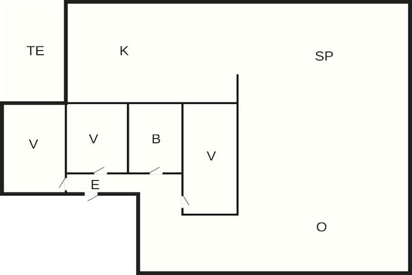 Foto van Gezellig vakantiehuis voor 6 personen in Blokhus - Vakantiehuis in Blokhus - FloorPlan