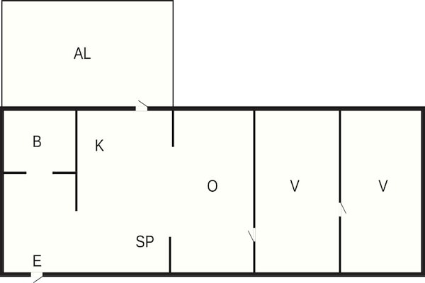 Foto van 5 Personen vakantie huis in Mörbylånga - Vakantiehuis in Mörbylånga - FloorPlan