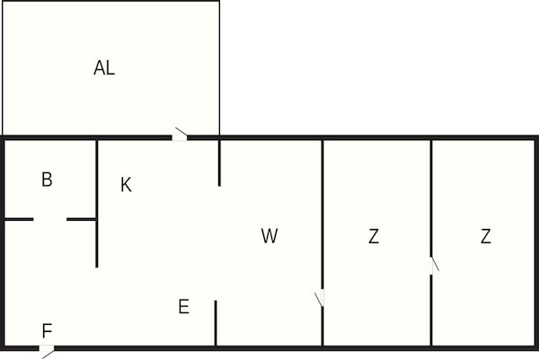 Foto van 5 Personen vakantie huis in Mörbylånga - Vakantiehuis in Mörbylånga - FloorPlan