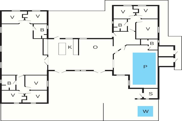 Foto van 5 sterren vakantie huis in Løkken - Vakantiehuis in Løkken - FloorPlan