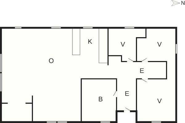 Foto van 6 Personen vakantie huis in Ansager - Vakantiehuis in Ansager - FloorPlan