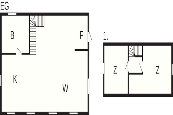 Foto van 4 sterren vakantie huis in Burgsvik - Vakantiehuis in Burgsvik - FloorPlan