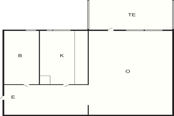 Foto van 4 Personen vakantie huis in VISBY - Vakantiehuis in VISBY - FloorPlan