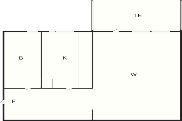 Foto van 4 Personen vakantie huis in VISBY - Vakantiehuis in VISBY - FloorPlan
