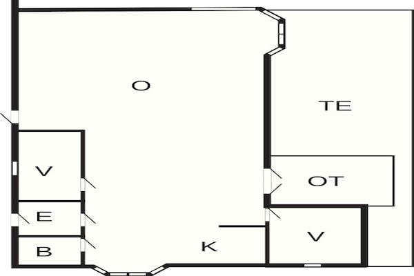 Foto van 5 persoons vakantie huis in Fårvang-By Traum - Vakantiehuis in Fårvang - FloorPlan