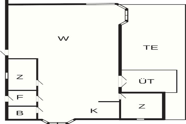 Foto van 5 persoons vakantie huis in Fårvang-By Traum - Vakantiehuis in Fårvang - FloorPlan
