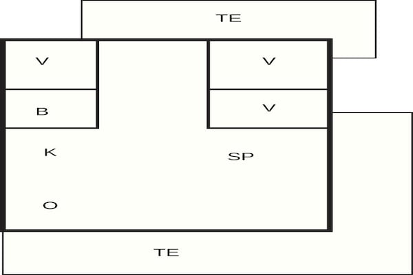 Foto van 6 Personen vakantie huis in Ebeltoft - Vakantiehuis in Ebeltoft - FloorPlan