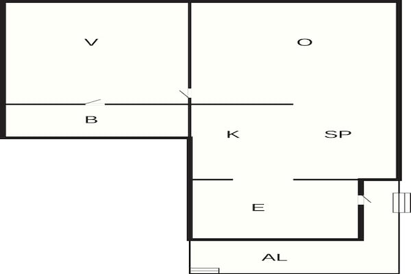 Foto van 4 Personen vakantie huis in Föllinge - Vakantiehuis in Föllinge - FloorPlan