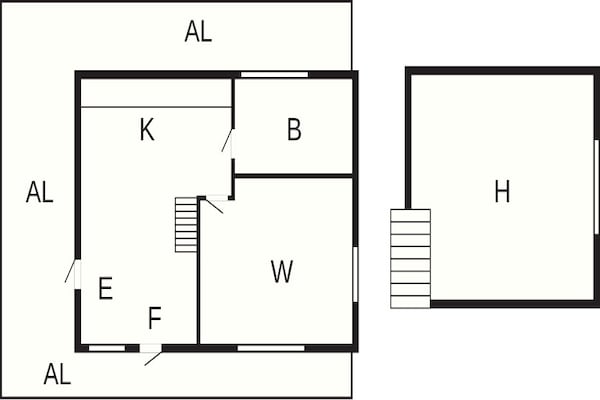 Foto van 4 sterren vakantie huis in Drottningskär - Vakantiehuis in Drottningskär - FloorPlan