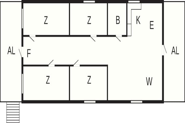 Foto van 4 sterren vakantie huis in Drottningskär - Vakantiehuis in Drottningskär - FloorPlan