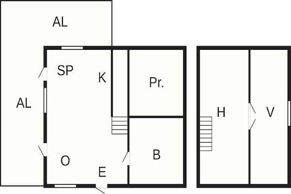 Foto van 4 sterren vakantie huis in Drottningskär - Vakantiehuis in Drottningskär - FloorPlan