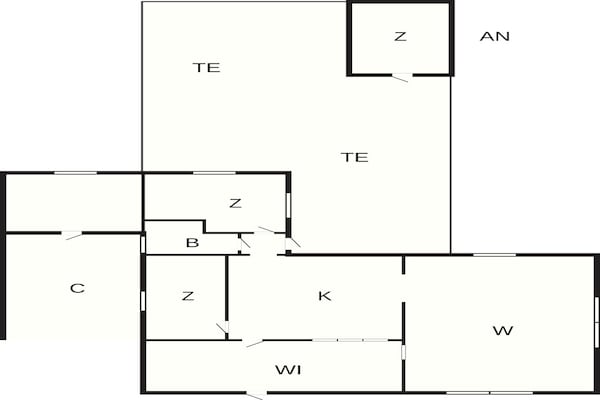 Foto van Gezinsvakantiehuis aan zee - Vakantiehuis in MELLBYSTRAND - FloorPlan