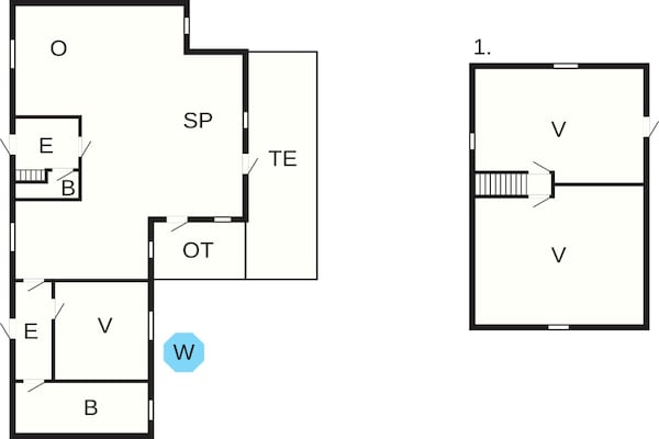 Foto van 4 sterren vakantie huis in Løgstør - Vakantiehuis in Væggerløse - FloorPlan