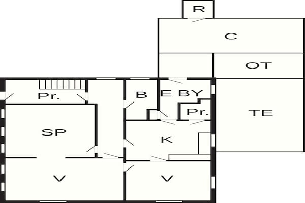 Foto van 4 Personen vakantie huis in Grenaa - Vakantiehuis in Skærbæk - FloorPlan