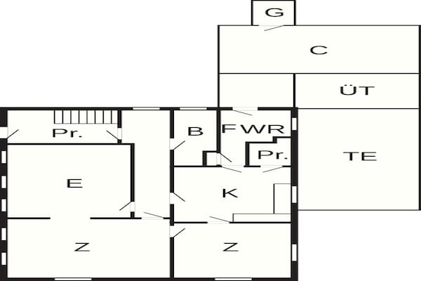 Foto van 4 Personen vakantie huis in Grenaa - Vakantiehuis in Skærbæk - FloorPlan