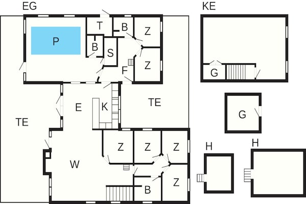 Foto van 20 persoons vakantie huis in Glesborg - Vakantiehuis in Glesborg - FloorPlan