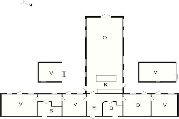 Foto van 4 sterren vakantie huis in Liseleje - Vakantiehuis in Liseleje - FloorPlan