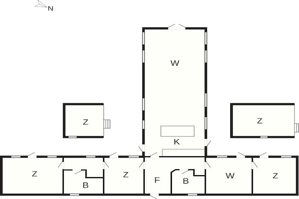 Foto van 4 sterren vakantie huis in Liseleje - Vakantiehuis in Liseleje - FloorPlan