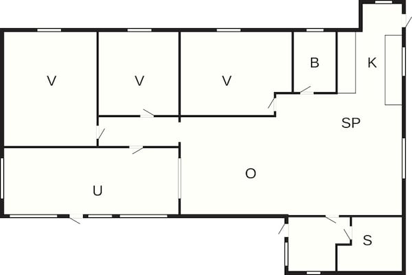 Foto van 6 Personen vakantie huis in Ansager - Vakantiehuis in Ansager - FloorPlan