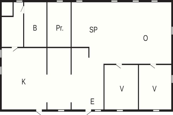 Foto van Verblijf in een schuur in het hart van Gotland - Vakantiehuis in Katthammarsvik - FloorPlan