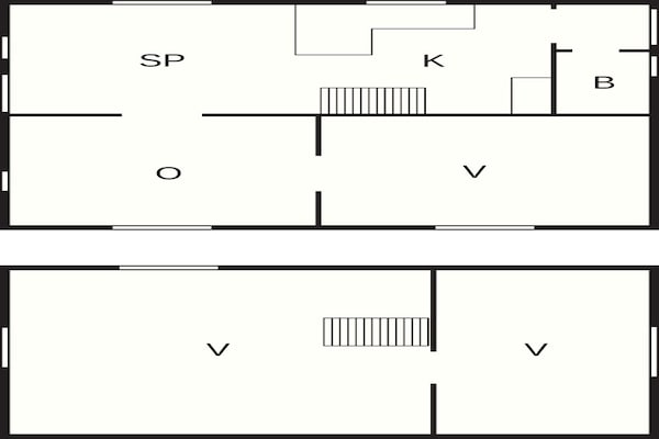 Foto van 6 Personen vakantie huis in Rude - Vakantiehuis in Rude - FloorPlan