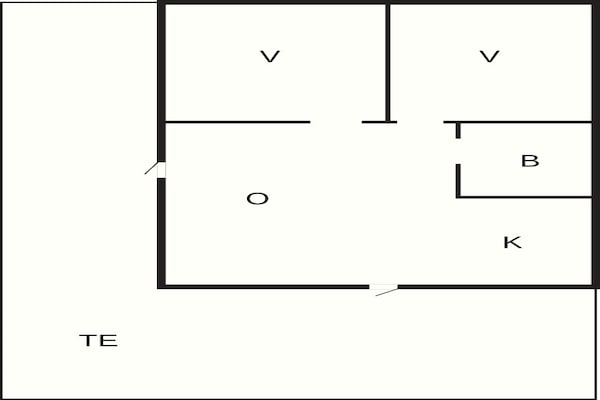 Foto van 4 sterren vakantie huis in Hestra - Vakantiehuis in Hestra - FloorPlan