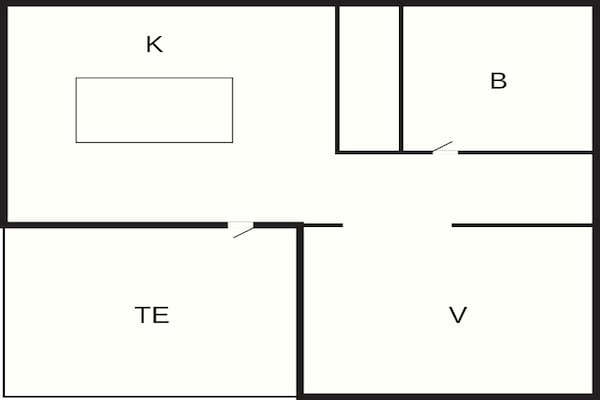 Foto van 4 sterren vakantie huis in Hampen - Vakantiehuis in Hampen - FloorPlan