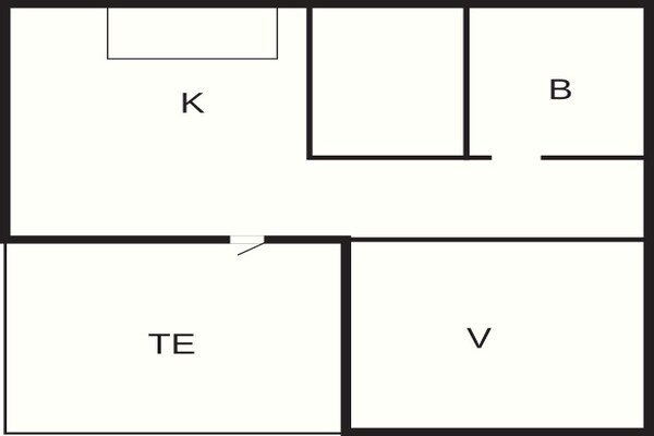 Foto van 4 Personen vakantie huis in Hampen - Vakantiehuis in Hampen - FloorPlan