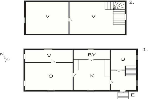 Foto van 5 Personen vakantie huis in BRASTAD - Vakantiehuis in BRASTAD - FloorPlan
