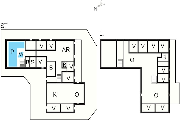 Foto van 4 sterren vakantie huis in Harboøre - Vakantiehuis in Harboøre - FloorPlan
