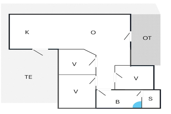 Foto van 4 sterren vakantie huis in Hejls - Vakantiehuis in Hejls - FloorPlan