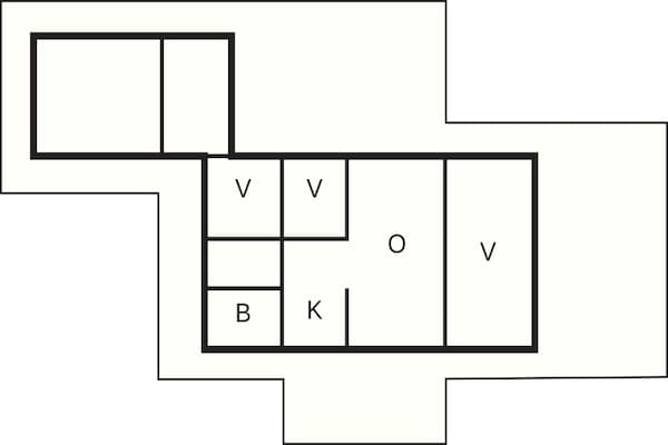 Foto van 6 Personen vakantie huis in Dronningmølle - Vakantiehuis in Dronningmølle - FloorPlan