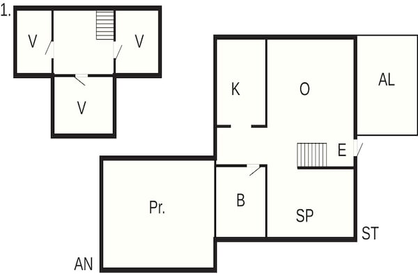 Foto van 4 Personen vakantie huis in ESLÖV - Vakantiehuis in ESLÖV - FloorPlan