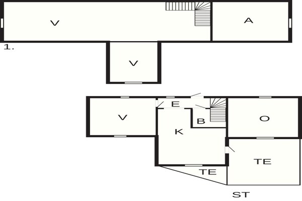 Foto van 6 Personen vakantie huis in VESSIGEBRO - Vakantiehuis in VESSIGEBRO - FloorPlan